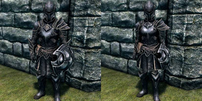 Skyrim Anniversary Alternate Armor Guide Ebony Plate