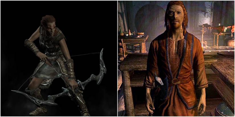 Skyrim Wood Elf female Elrindir