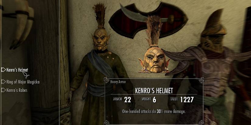 Skyrim Anniversary Edition Best Armors Ranked Kenros Helmet