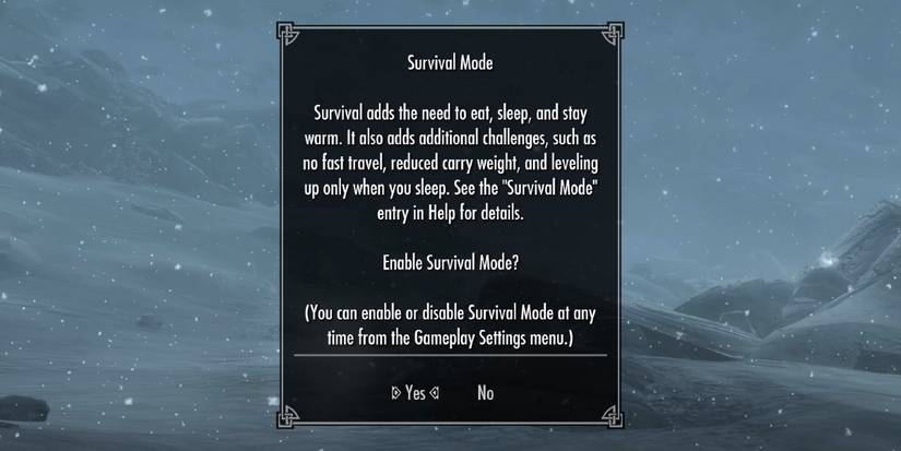 Skyrim Anniversary Edition Creation Club Additions Survival Mode