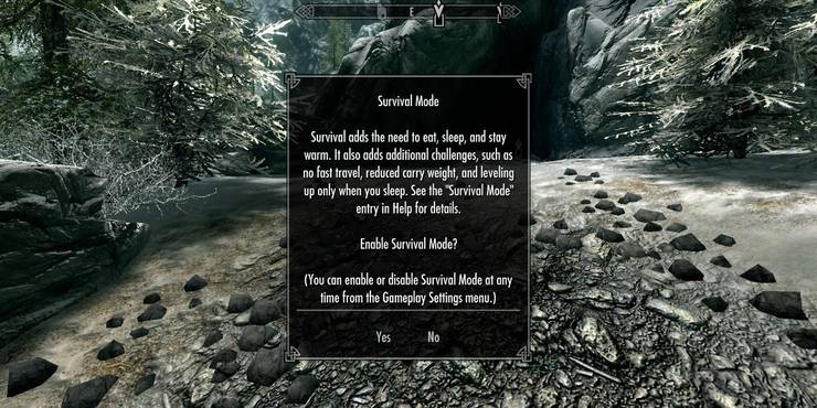 https://static0.gamerantimages.com/wordpress/wp-content/uploads/2021/11/Skyrim-Anniversary-Edition-How-To-Turn-On-Survival-Mode-Camping.jpg?q=50&fit=crop&w=740&dpr=1.5