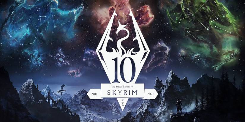 Skyrim Anniversary Edition Poster