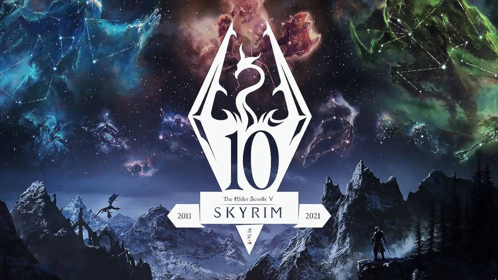 Skyrim Anniversary Edition Poster