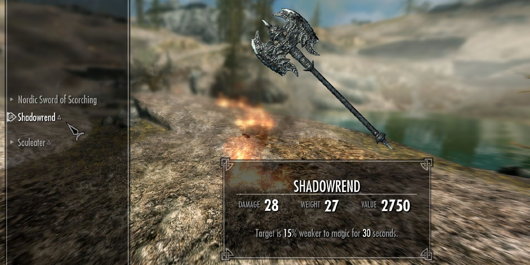 Skyrim Anniversary Every Unique Weapon Individual Creations Shadowrend