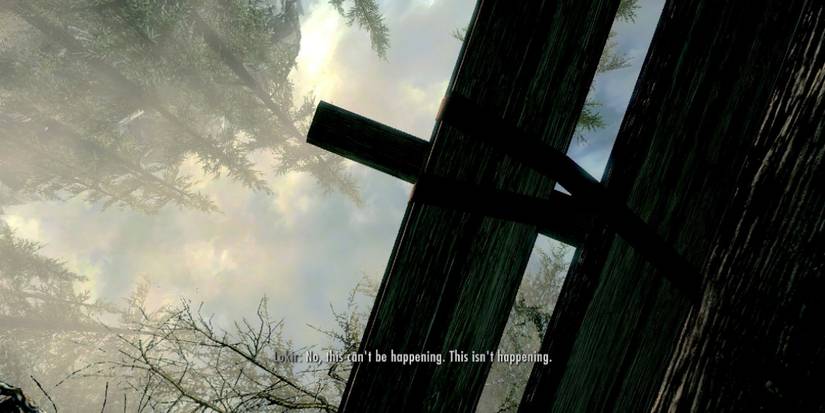 Skyrim Anniversary Glitches Bugs Intro Cutscene Ralof Ulfric Helgen