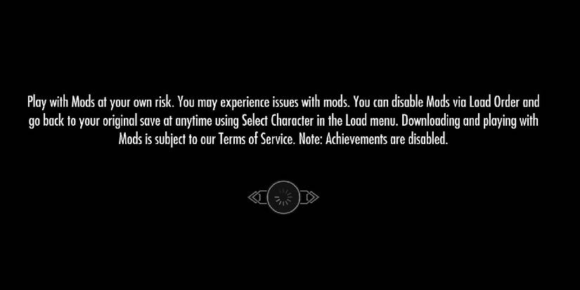 Skyrim Anniversary Glitches Bugs Mods Addons Black Screen