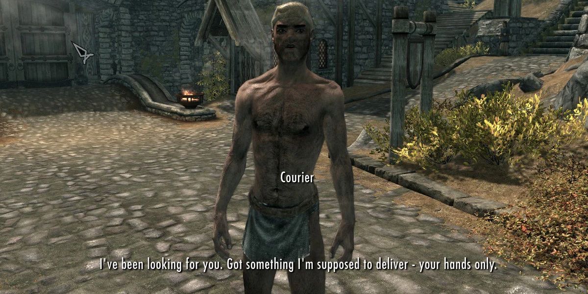 Skyrim Anniversary The Cause Quest Courier