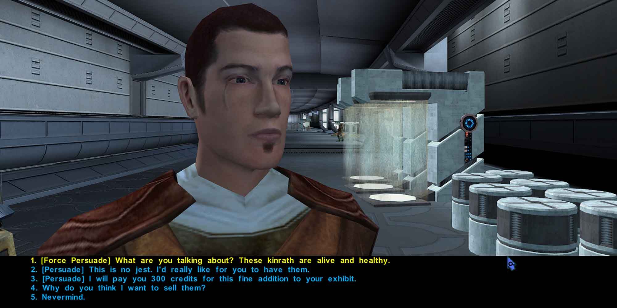 Using the Persuade ability in Star Wars: Knights of the Old Republic