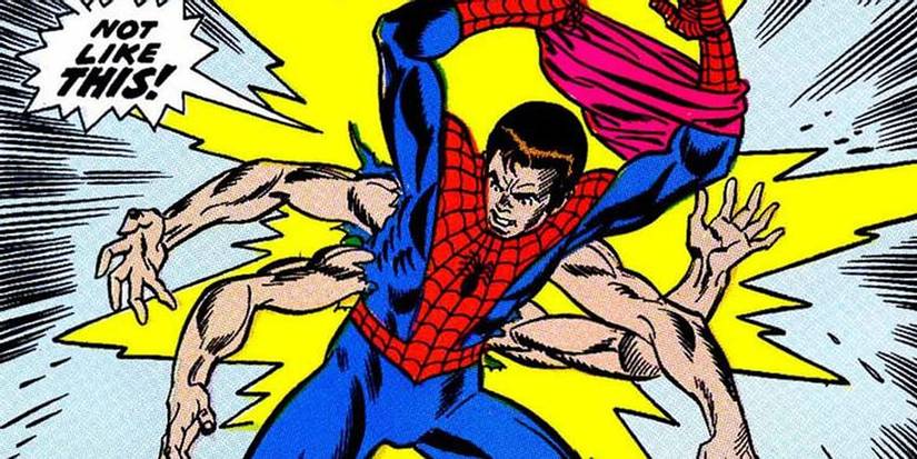 Spider-Man with six arms