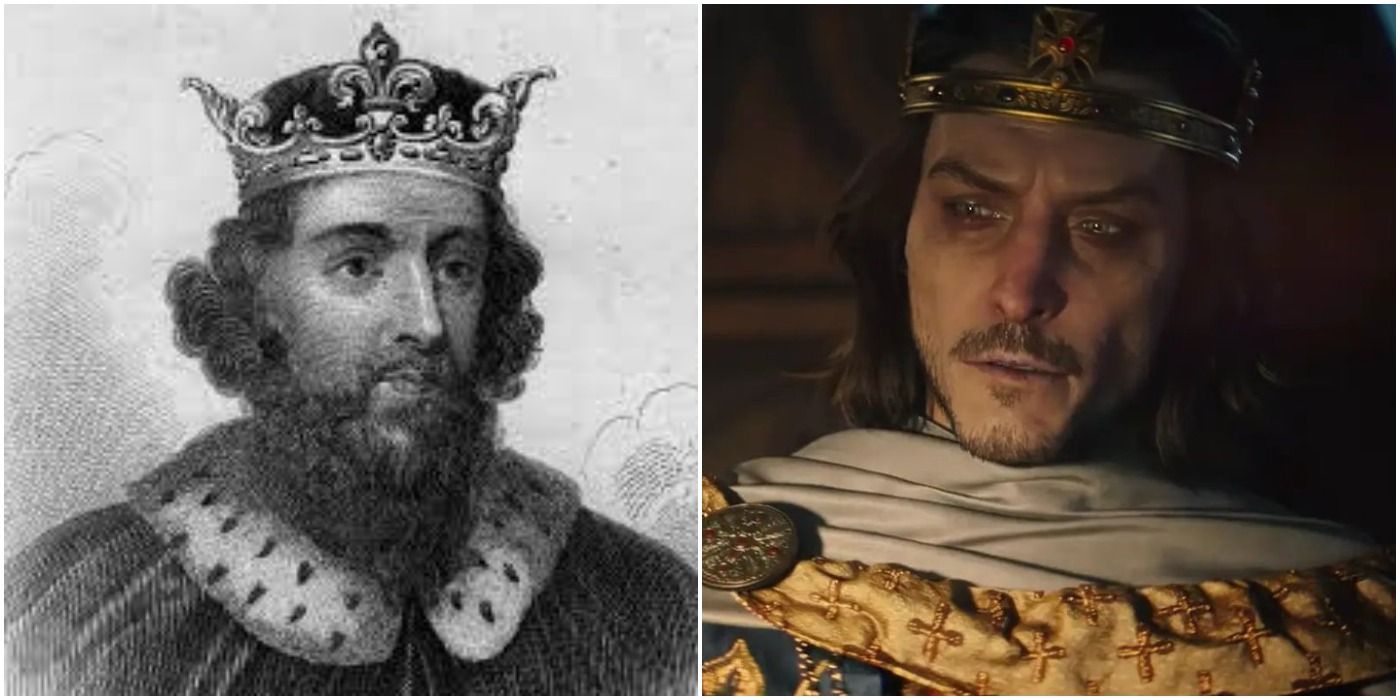 A Split Image Of Alfred The Great