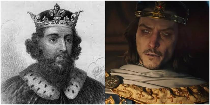 A Split Image Of Alfred The Great