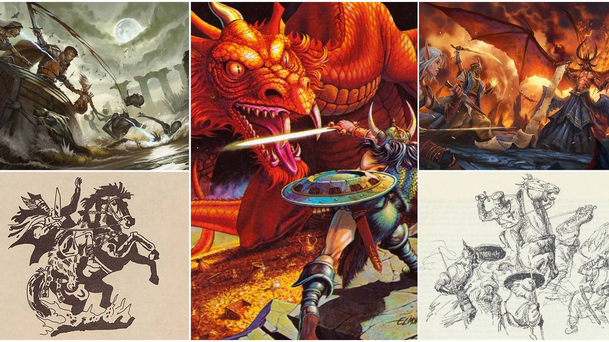 A Split Image Of Dungeons & Dragons History