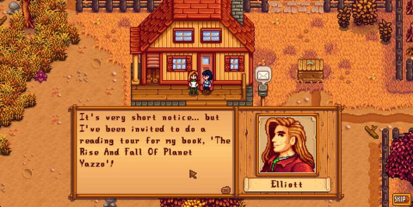 Stardew Valley Elliott Dialogue