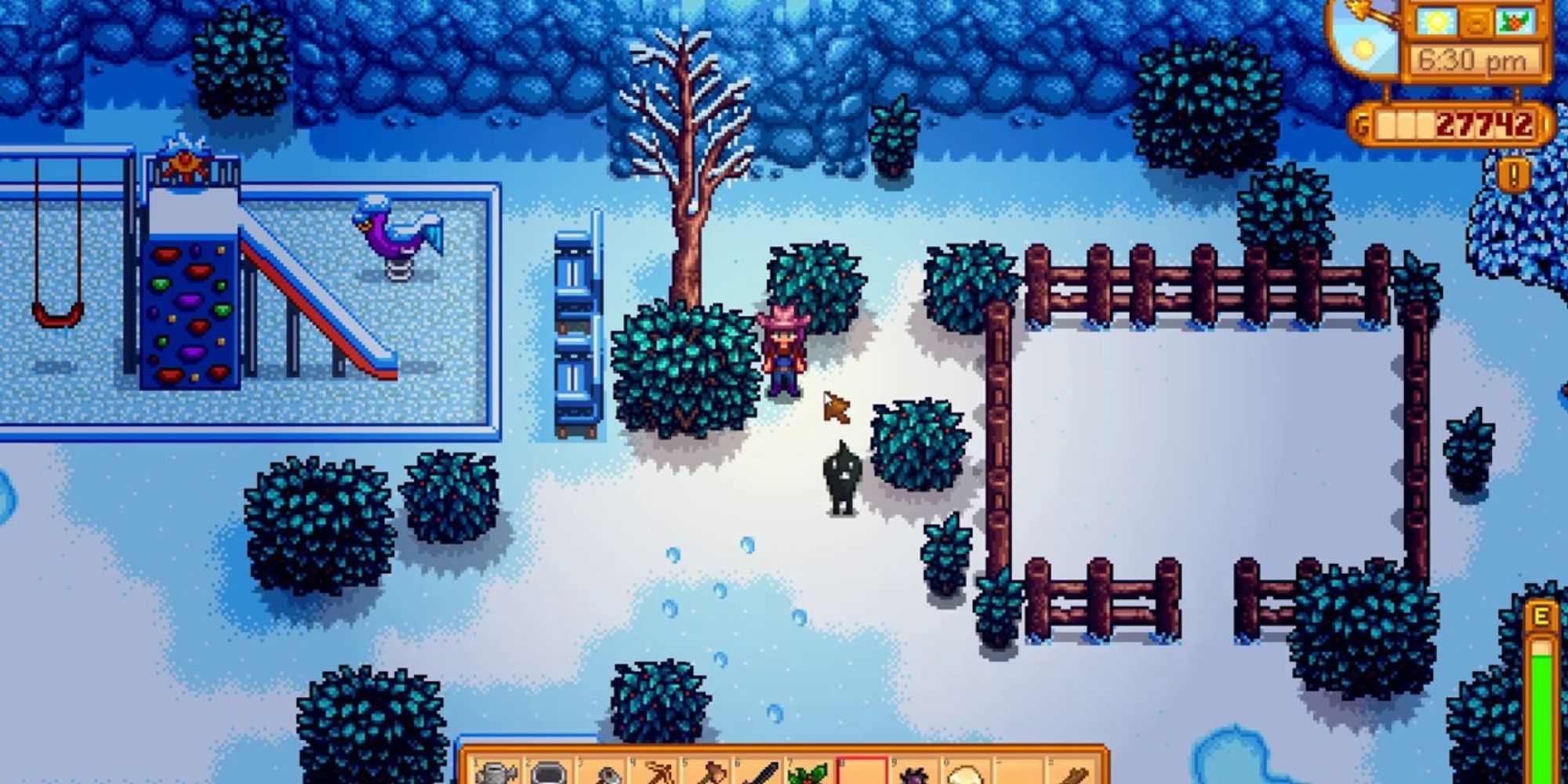 stardew valley hay in silo winter