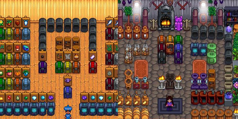 Stardew Valley all purpose shed layout designs