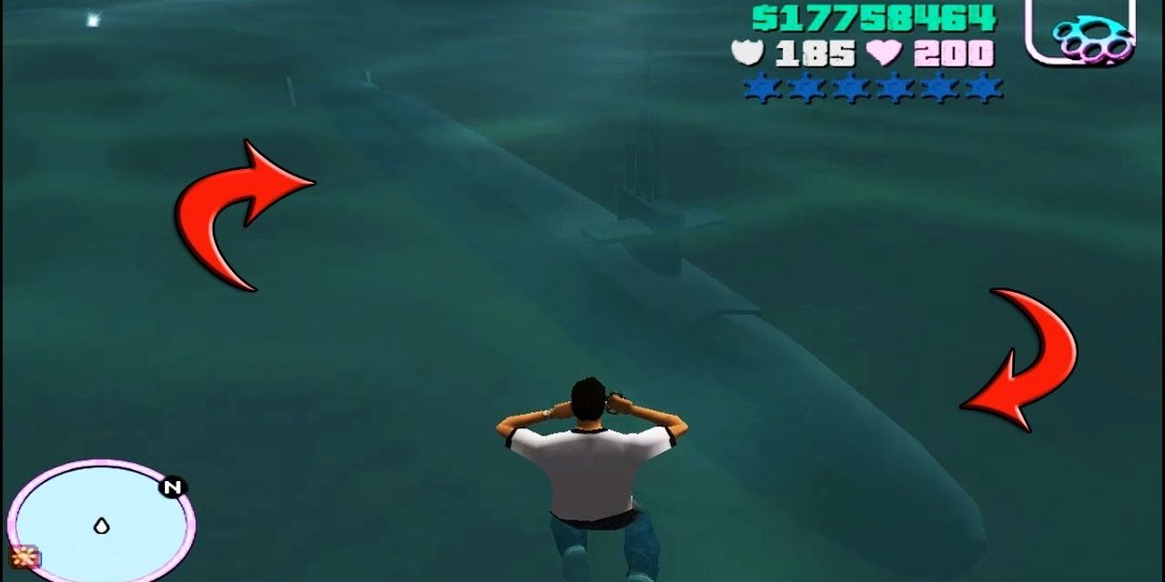 Подводная пасхалка в GTA Vice City