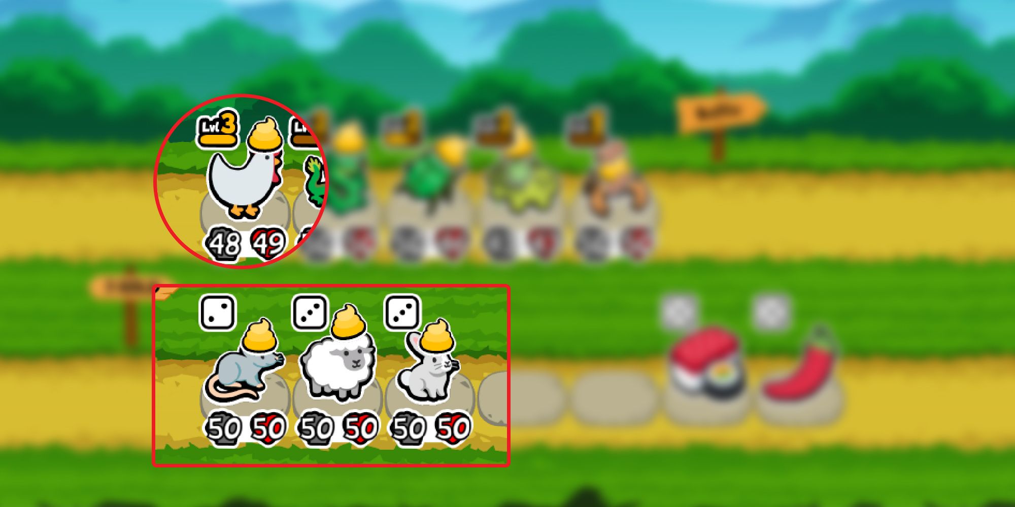 Super Auto Pets - Highlighting The Chicken Pet And How It Can Massively Bump The Stats Of Shop Pets