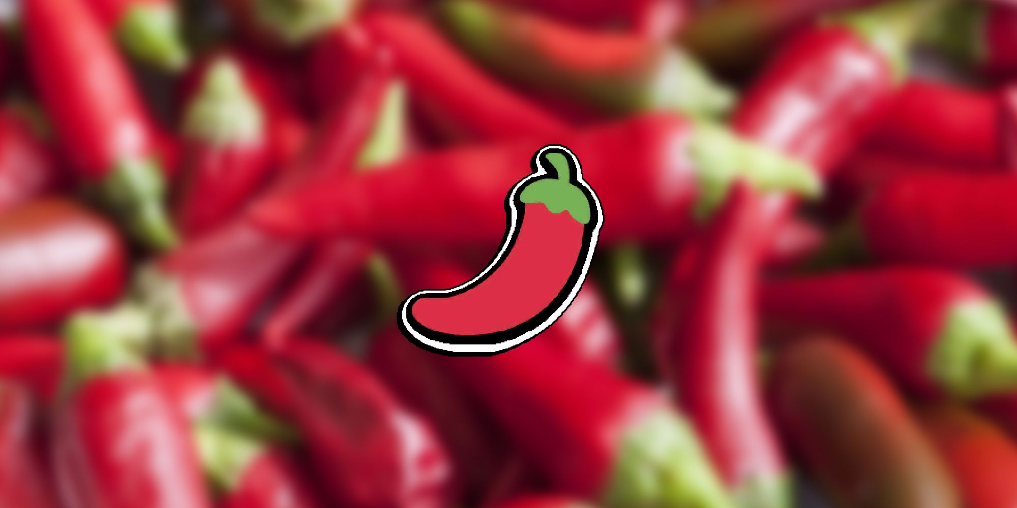 Super Auto Pets - In-Game Chili Item PNG Overlaid On Image Of Pile Of Chilis In Real Life