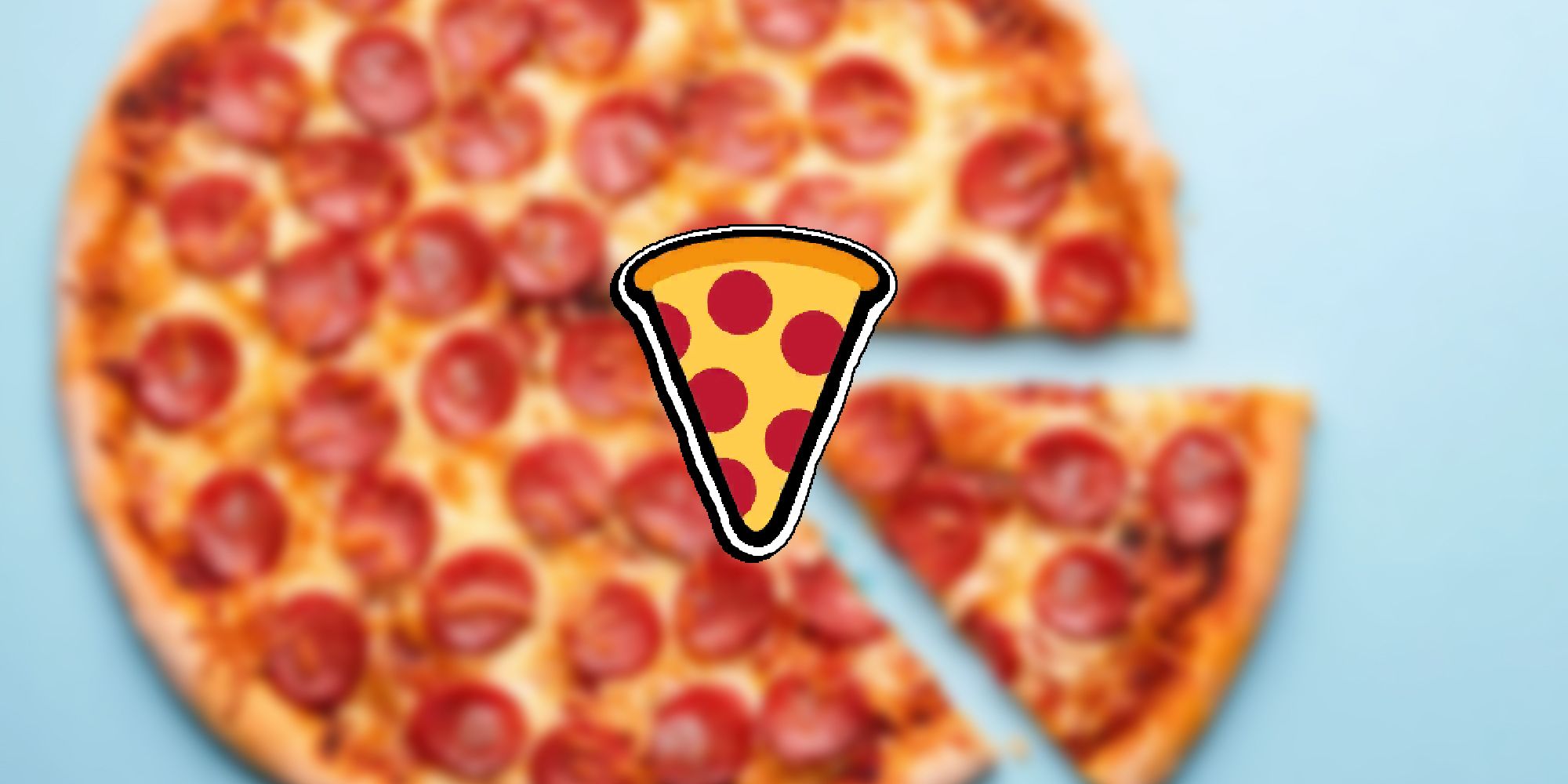Super Auto Pets - In-Game Pizza Item Overlaid On Image Of Full Pepperoni Pizza