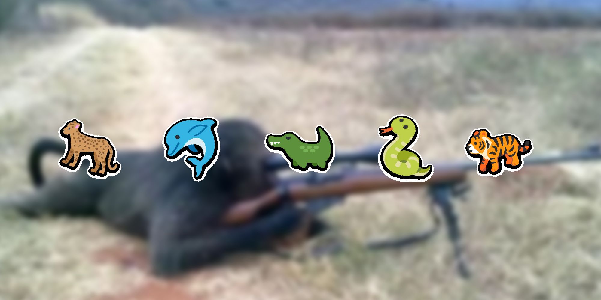 Super Auto Pets - PNG Of All The Sniping Pets Overlaid On Image Of A Monkey With A Sniper