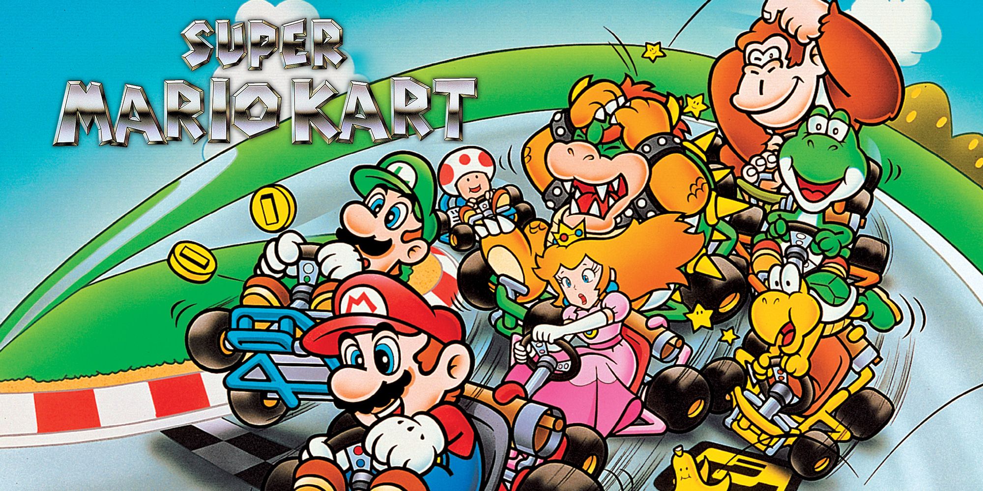 Обложка Super Mario Kart