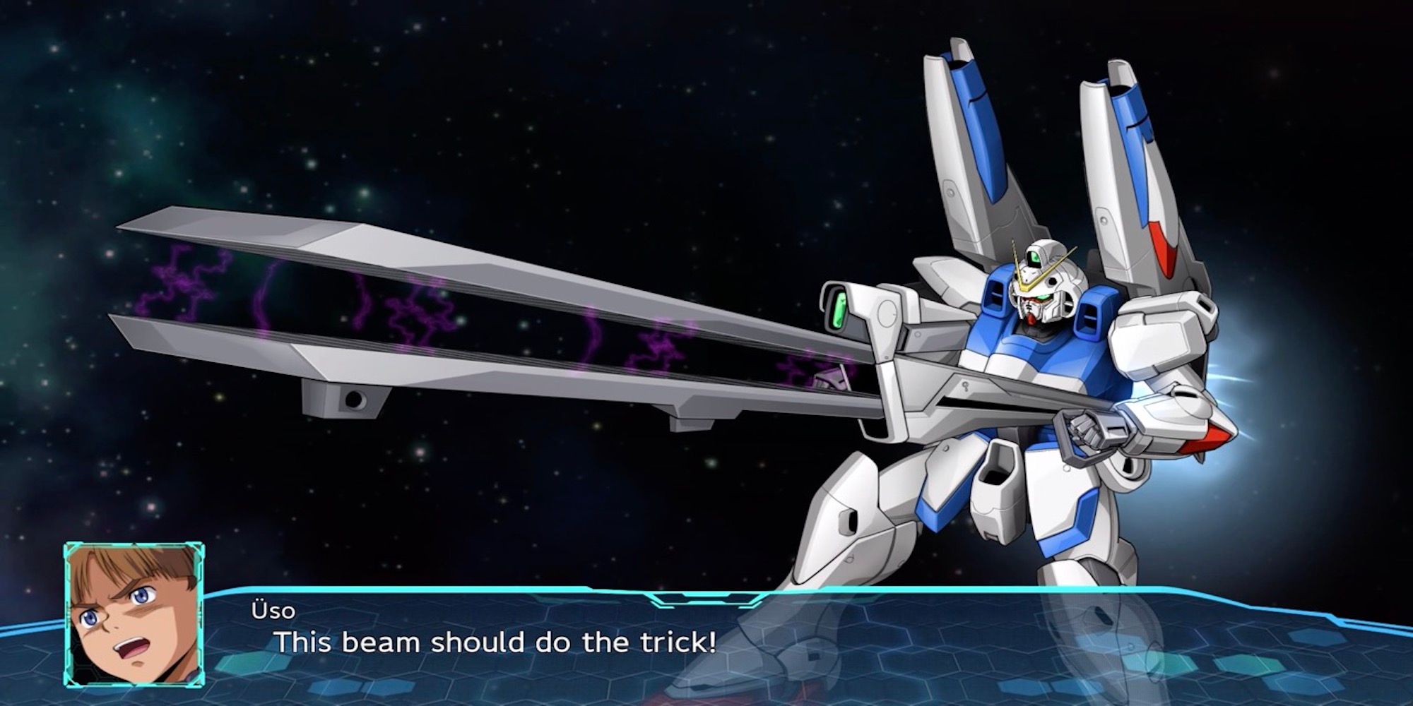 Uso in battle from Super Robot Wars 30