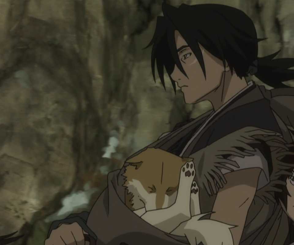 Sword of the Stranger main characters riding with fox kit