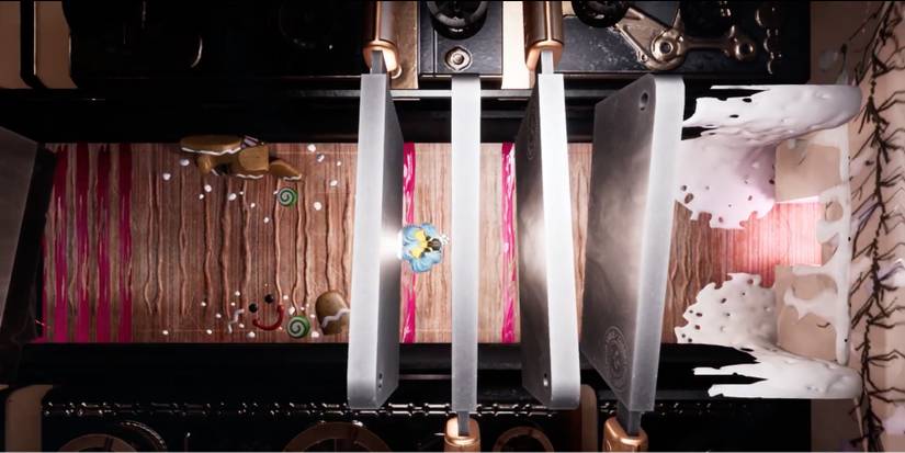 Tandem: A Tale of Shadows - Emma running across butcher knives