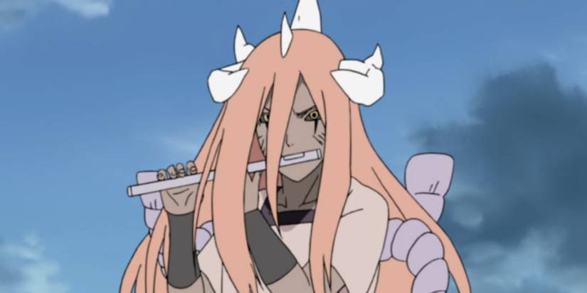 Tayuya playing her flute