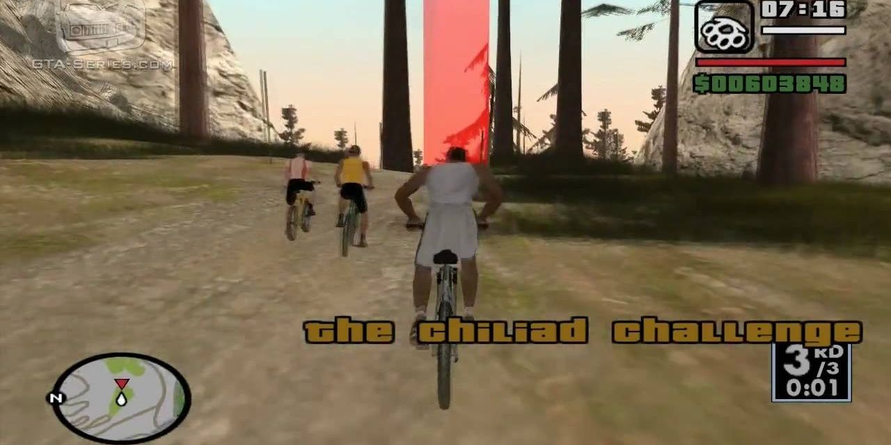 The Chiliad Challenge in GTA San Andreas