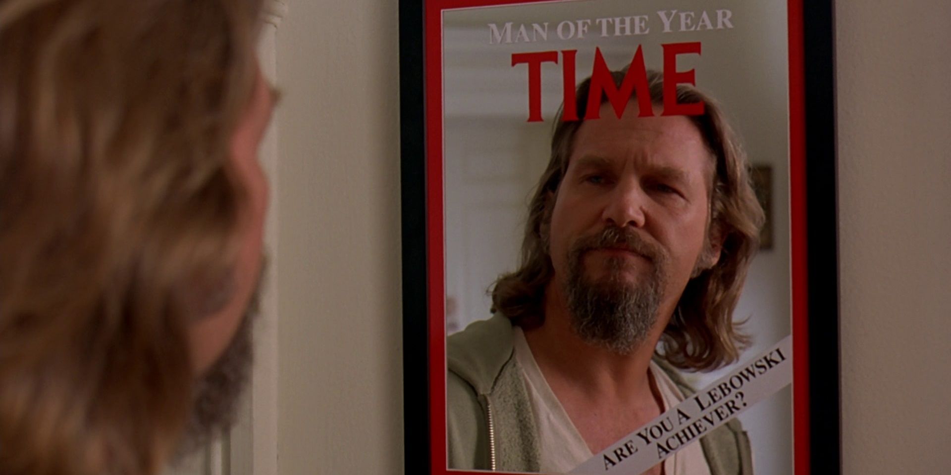 The Dude sees himself as Time's Man of the Year in The Big Lebowski