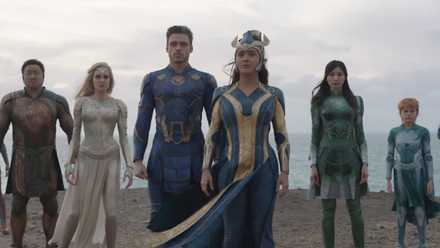 Eternals in front of the sea