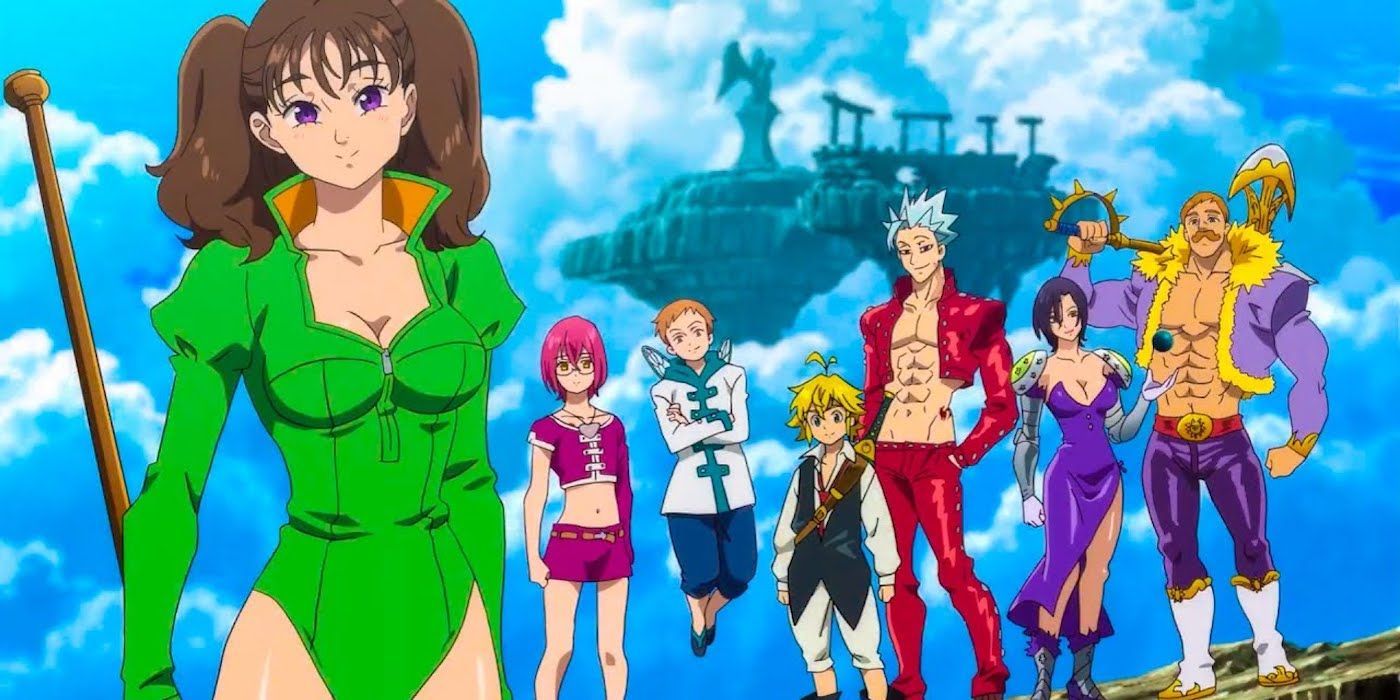 All of the Seven Deadly Sins standing in battle uniform