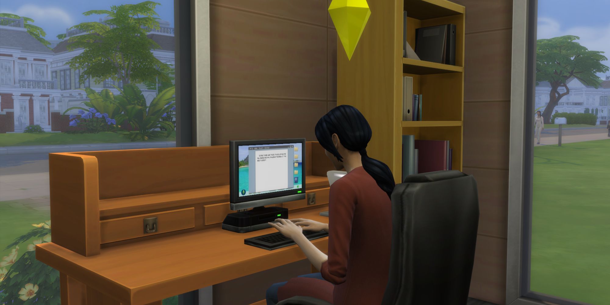 how to research current case in sims 4