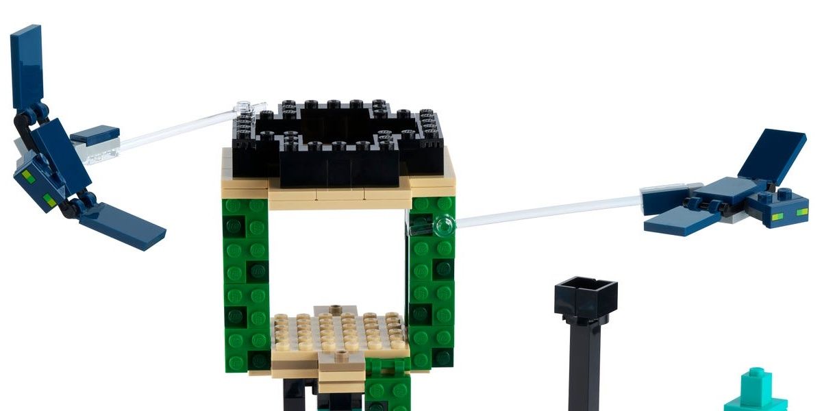 The Sky Tower set with two phantoms Minecraft Lego