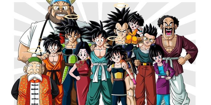 The Son Family in Dragon Ball