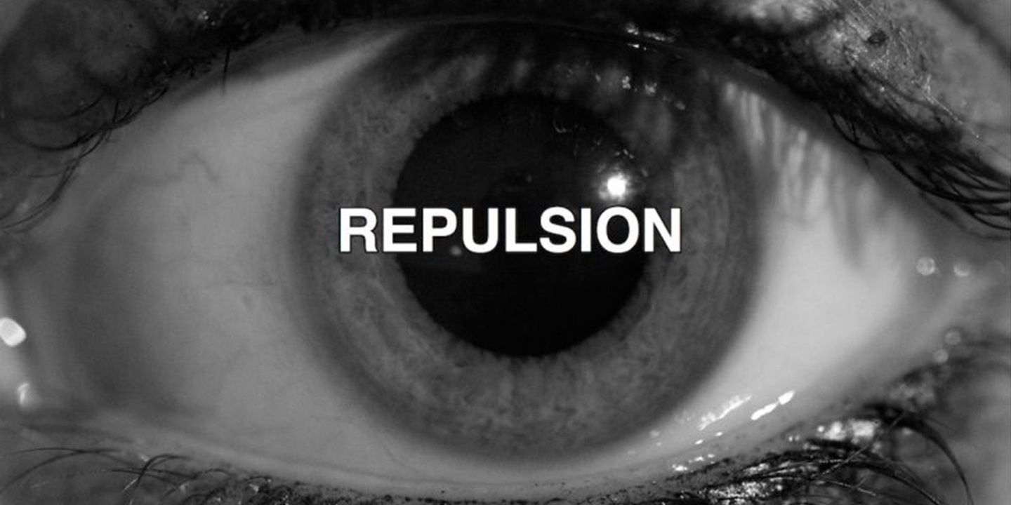 The opening title card in Repulsion