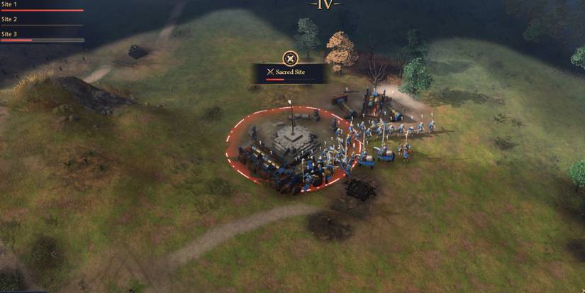 Troops neutralizing Sacred Site