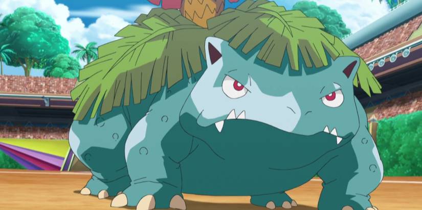 Pokemon Venusaur in battle