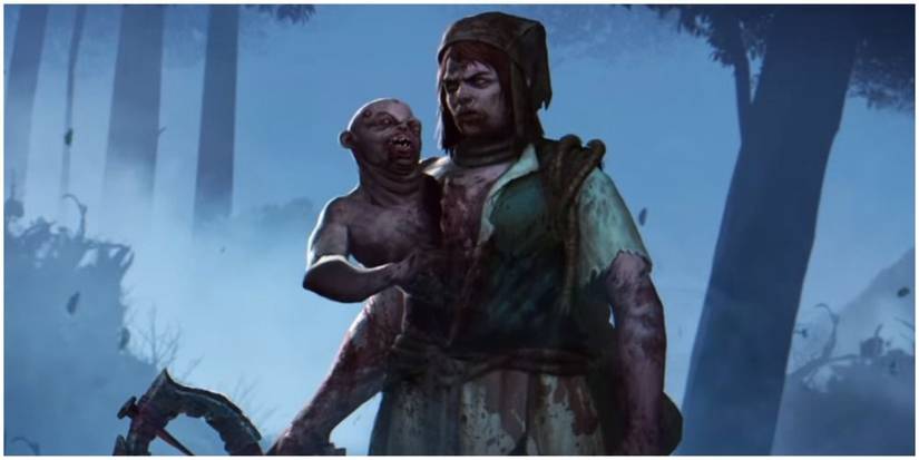 Chapter art of The Twins from Dead By Daylight