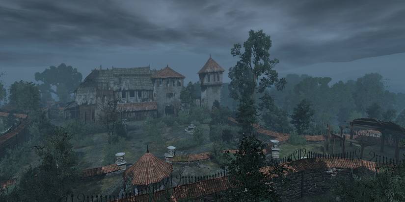 Von Everec Estate long, wide-shot Witcher 3