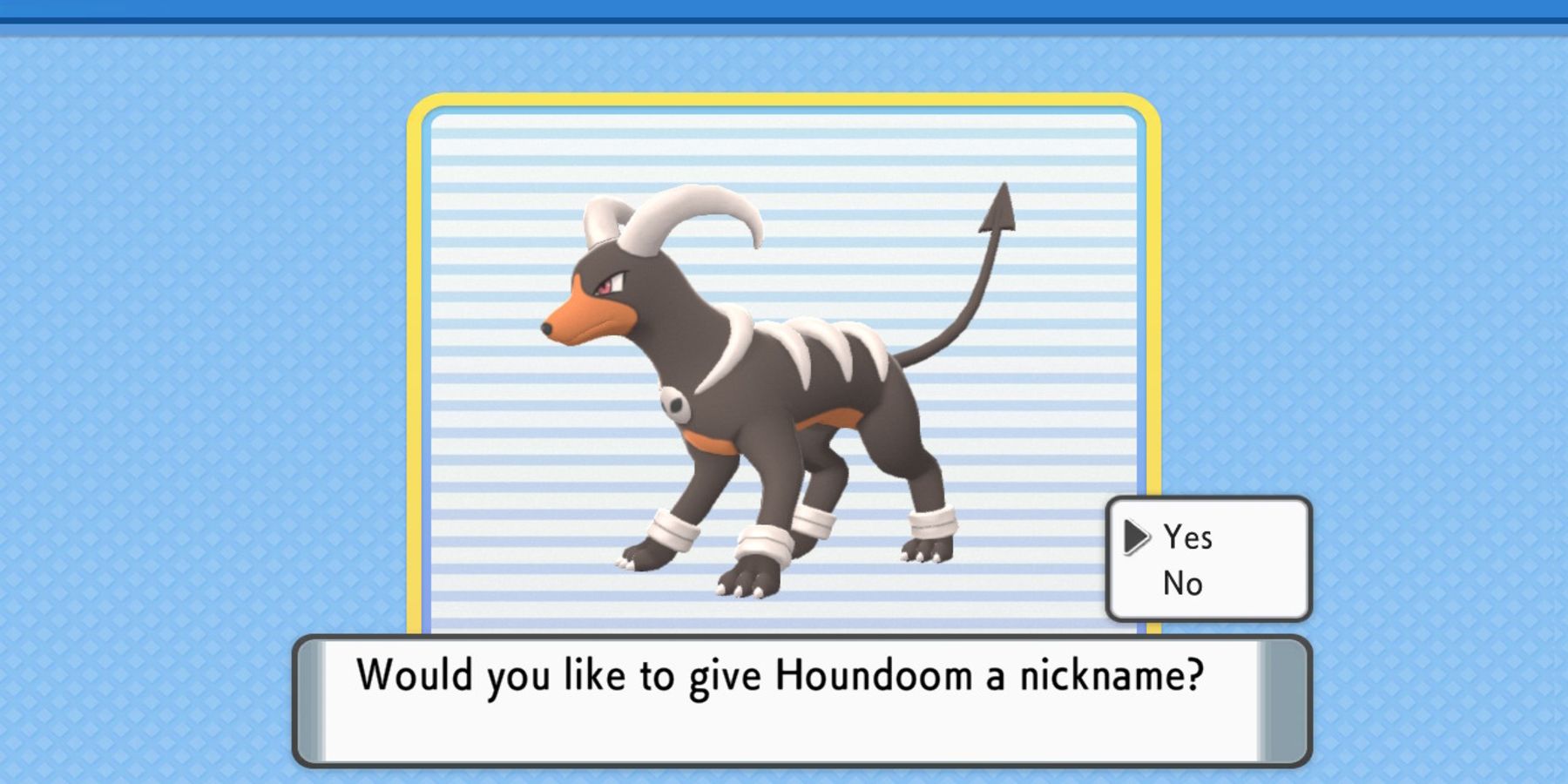 Giving Nicknames to Traded Pokemon