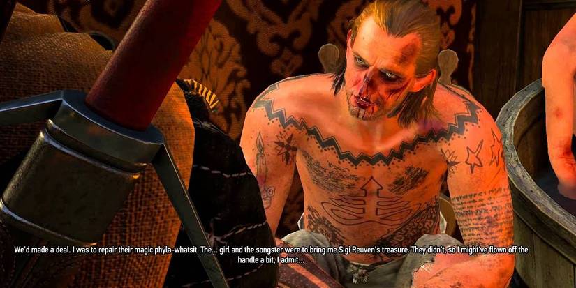 Whoreson Junior interrogation sequence Witcher 3