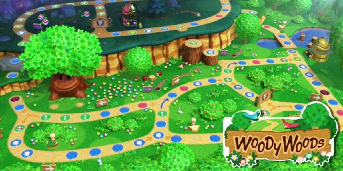 Mario Party Superstars Woody Woods Board