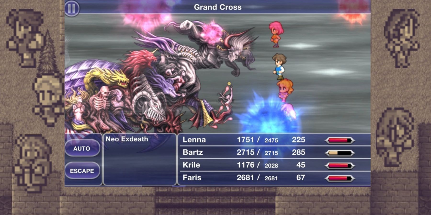 Final Fantasy V 5 Neo Exdeath fight