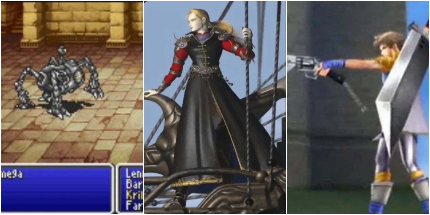 Final Fantasy V 5 Фарис Шервиз Барц Клаузер Омега