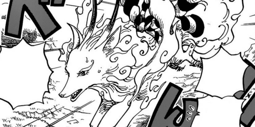 Yamato fully transformed into a wolf