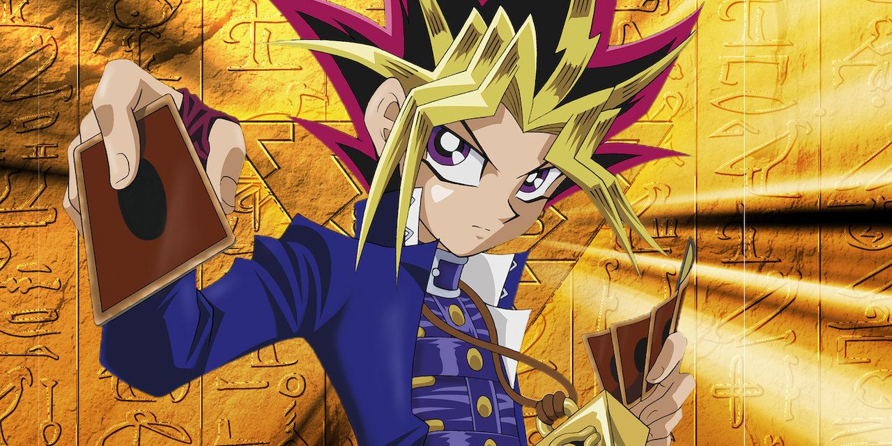 Yugi ready to battle in Duel Monsters