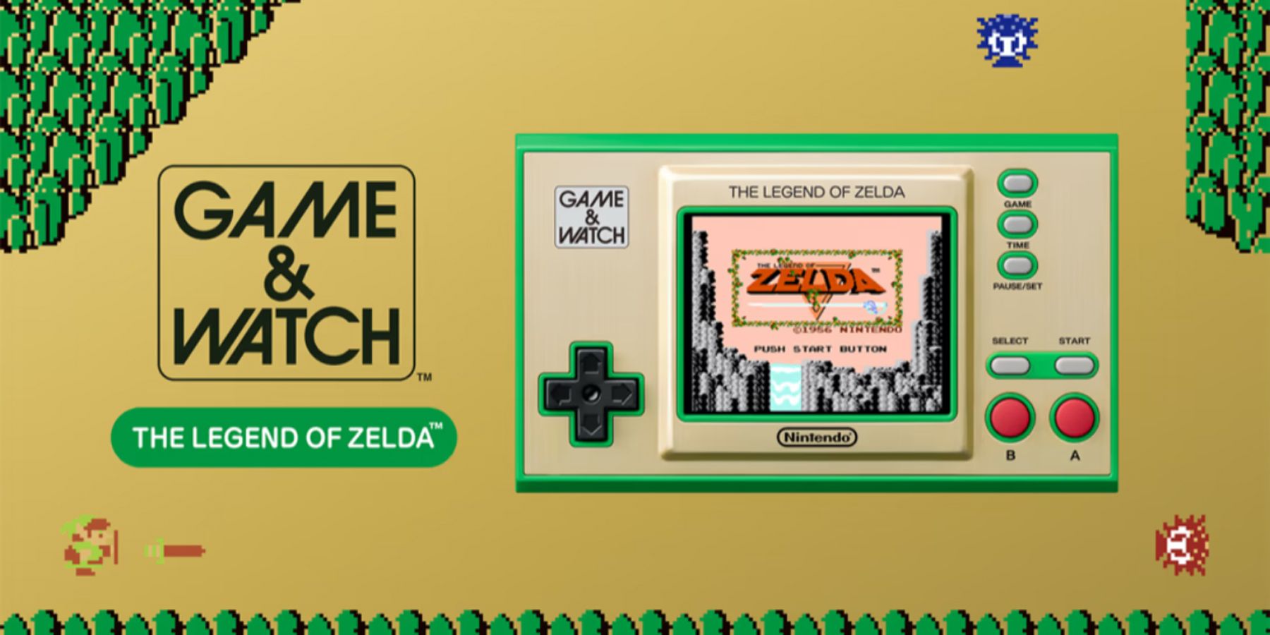Zelda Game and watch has Triforce easter egg