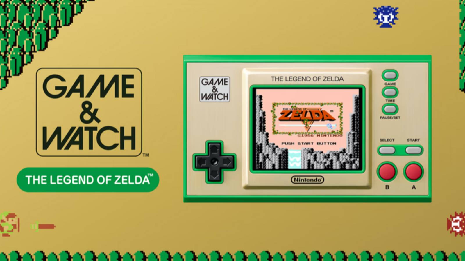 Zelda Game and watch has Triforce easter egg